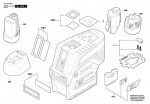 Bosch 3 601 K66 G00 Gcl 2-50 C Laser Level / Eu Spare Parts